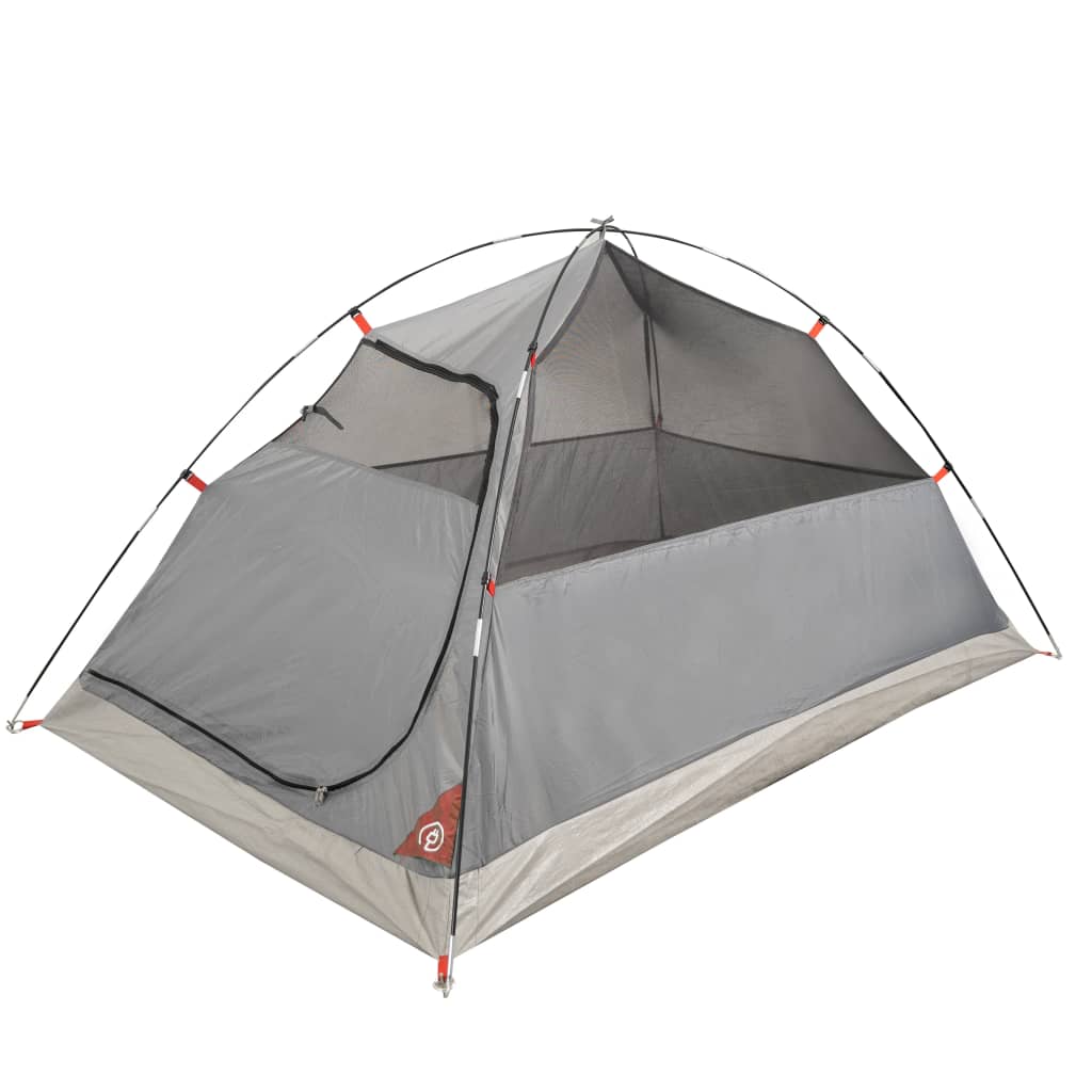 Tent 4-Persoons 85T Taft Grijs En Oranje 267 x 272 x 145 cm orange