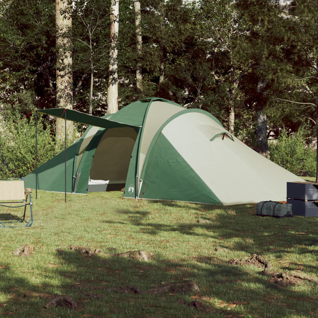 Tent 6-Persoons 576X238X193 Cm 185T Taft Groen