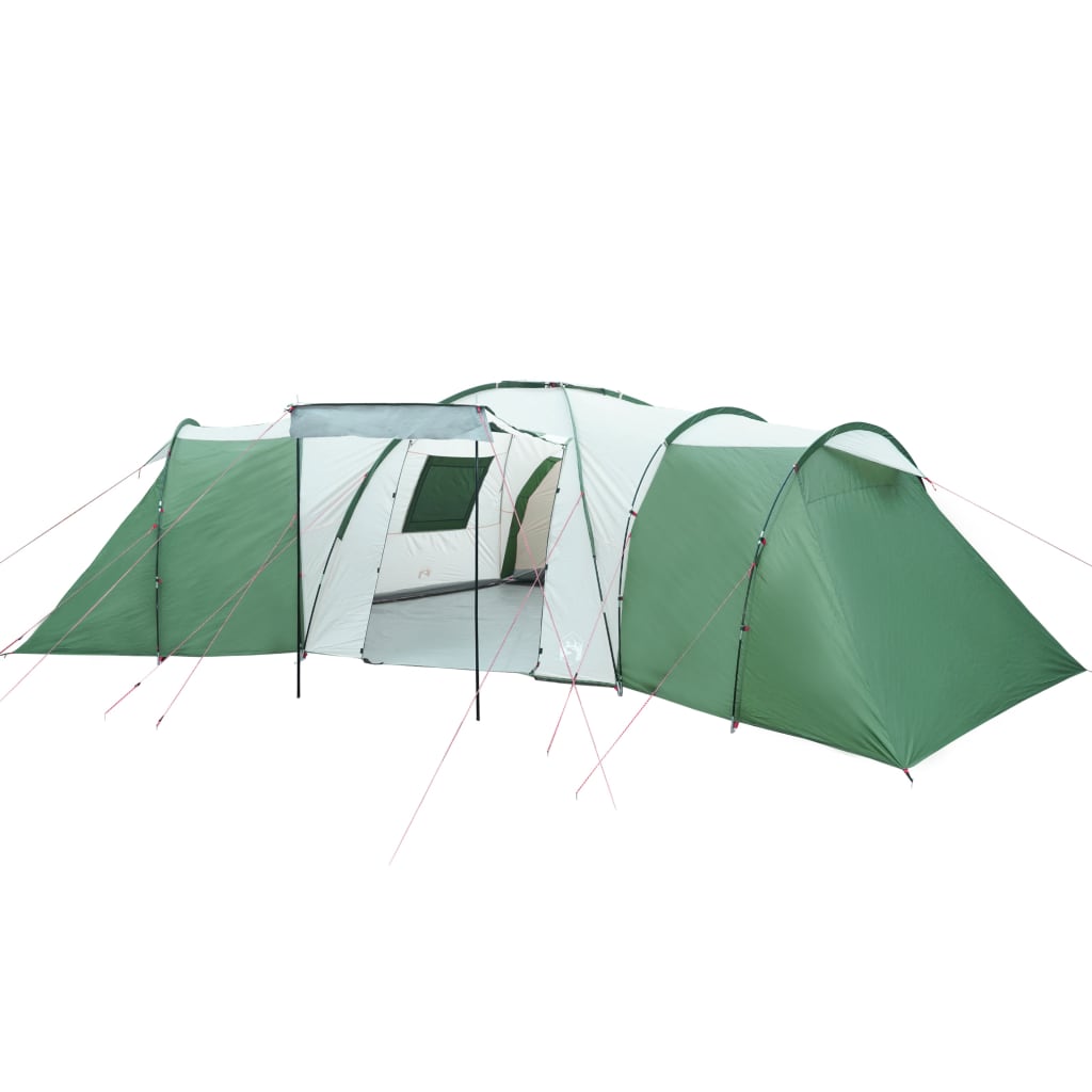 Tent 12-Persoons 840X720X200 Cm 185T Taft Groen