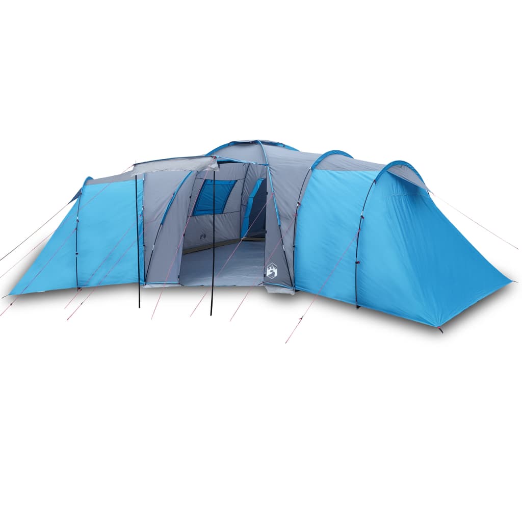 Tent 12-Persoons 840X720X200 Cm 185T Taft Blauw