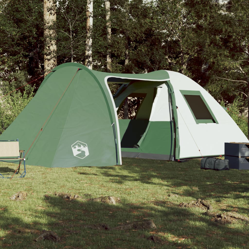 Tent 6-Persoons 85T Taft 466 x 342 x 200 cm Groen