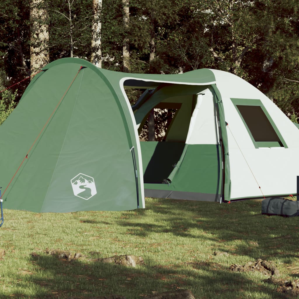 Tent 6-Persoons 85T Taft 466 x 342 x 200 cm Groen