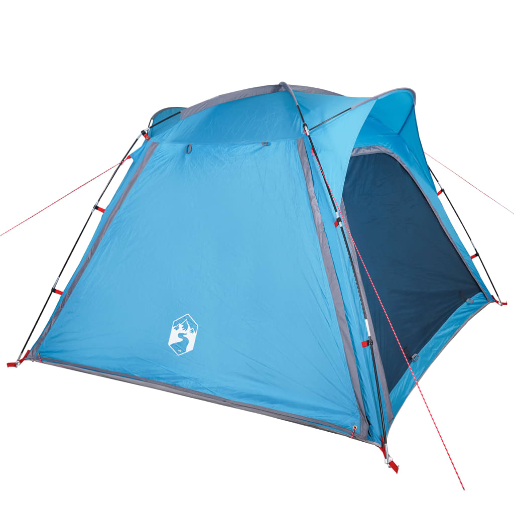 Tent 4-Persoons 240X221X160 Cm 185T Taft Blauw