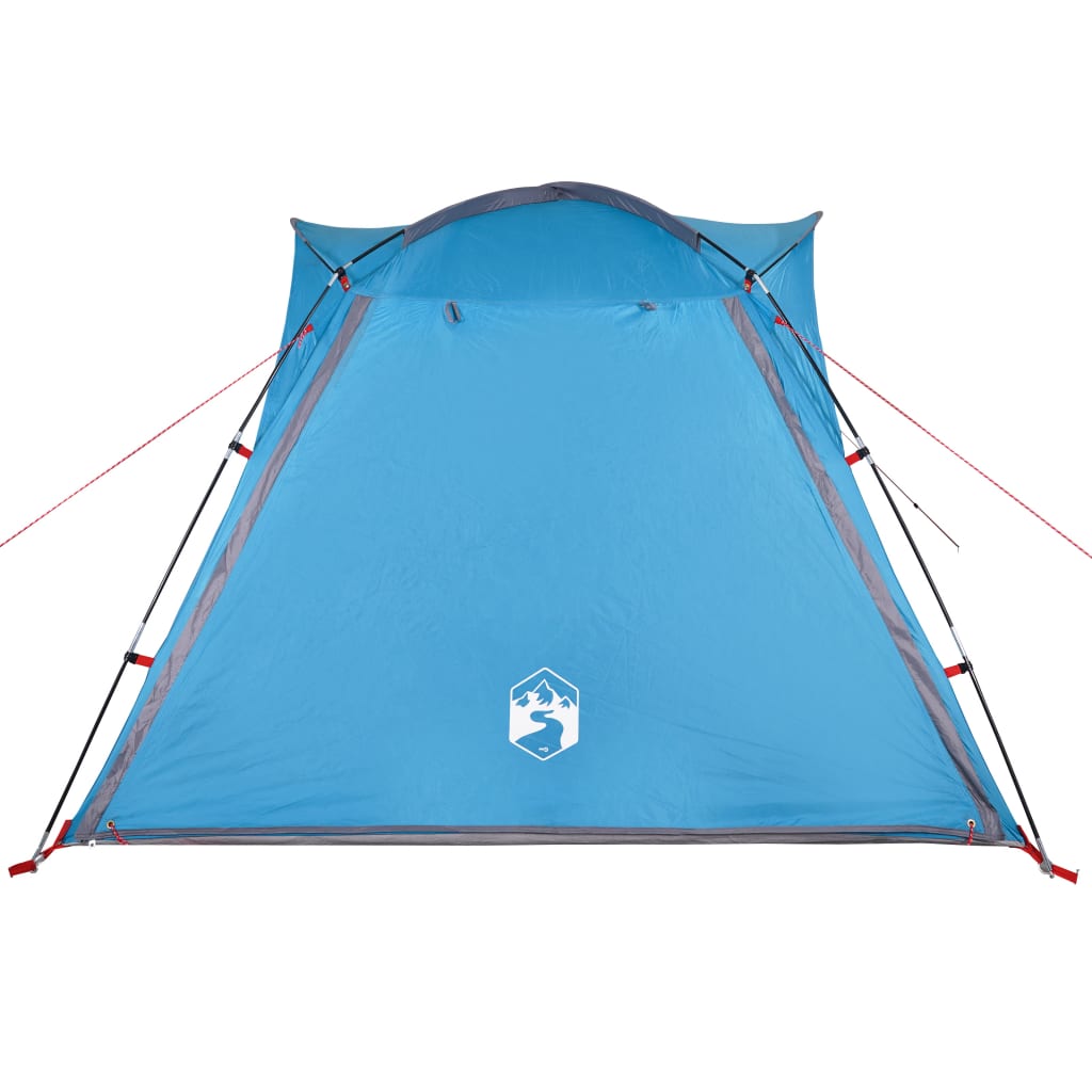 Tent 4-Persoons 240X221X160 Cm 185T Taft Blauw