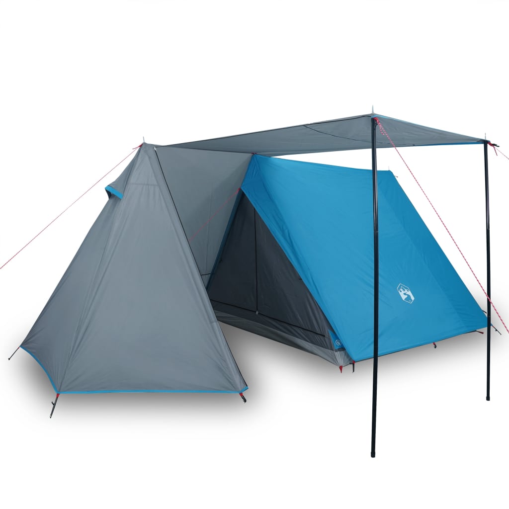 Tent 3-persoons waterdicht blauw