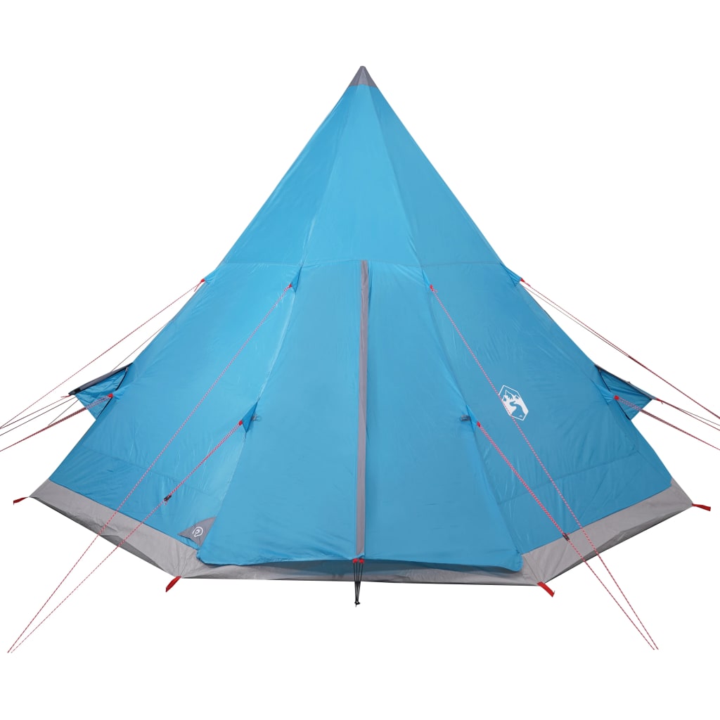 Tent 4-Persoons 85T Taft 367 x 367 x 259 cm Blauw