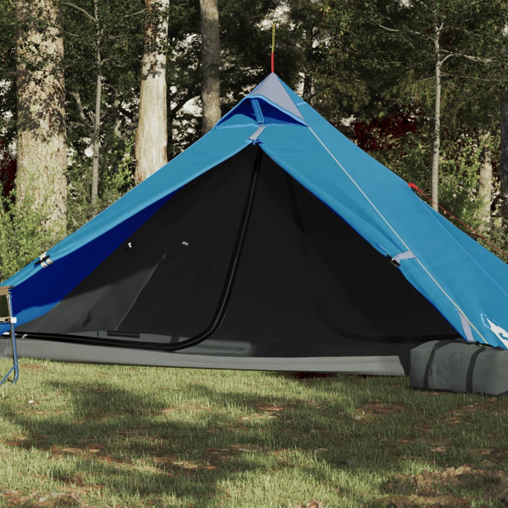 Tent -Persoons 85T Taft 255 x 153 x 130 cm Blauw