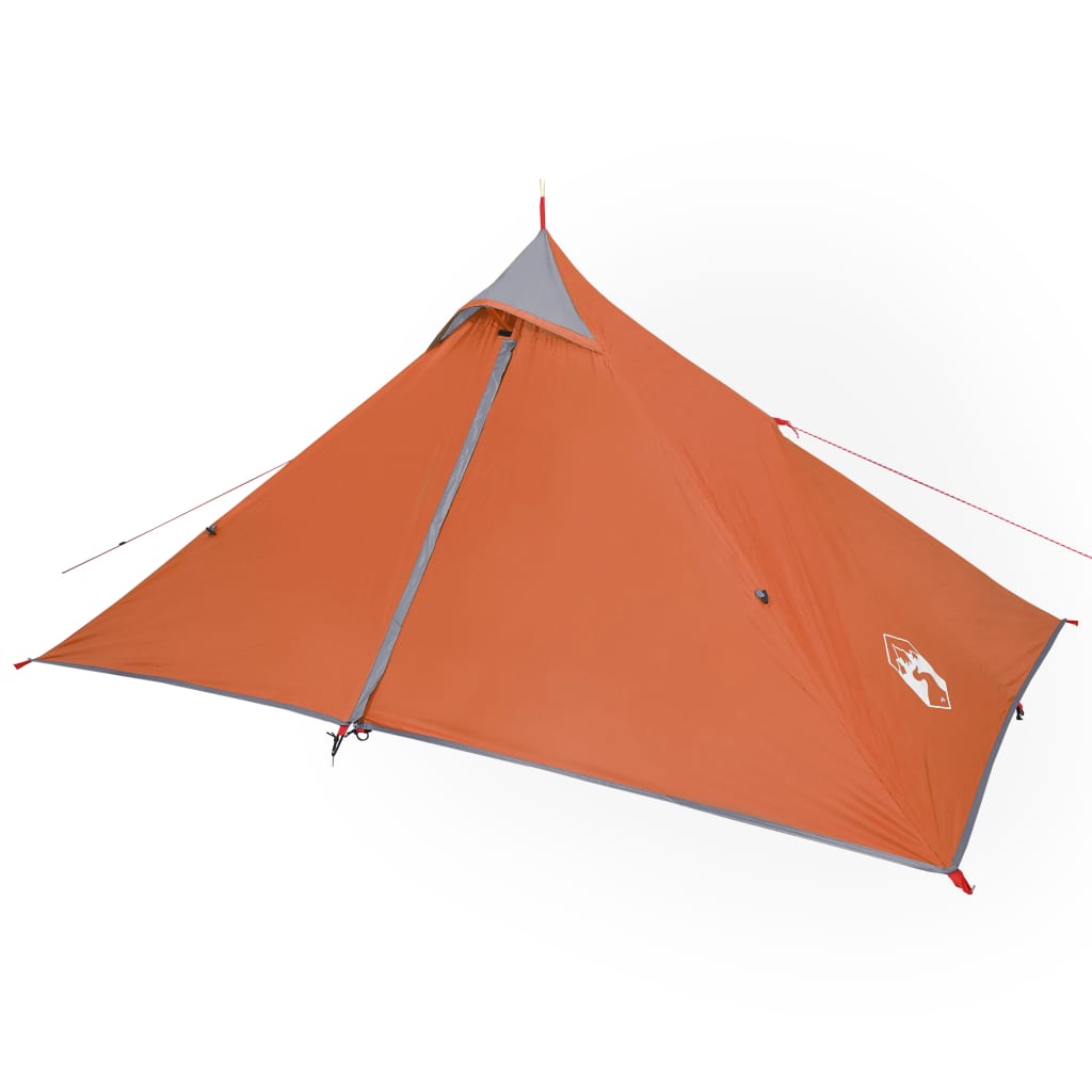 Tent -Persoons 85T Taft Grijs En Oranje 255 x 153 x 130 cm orange