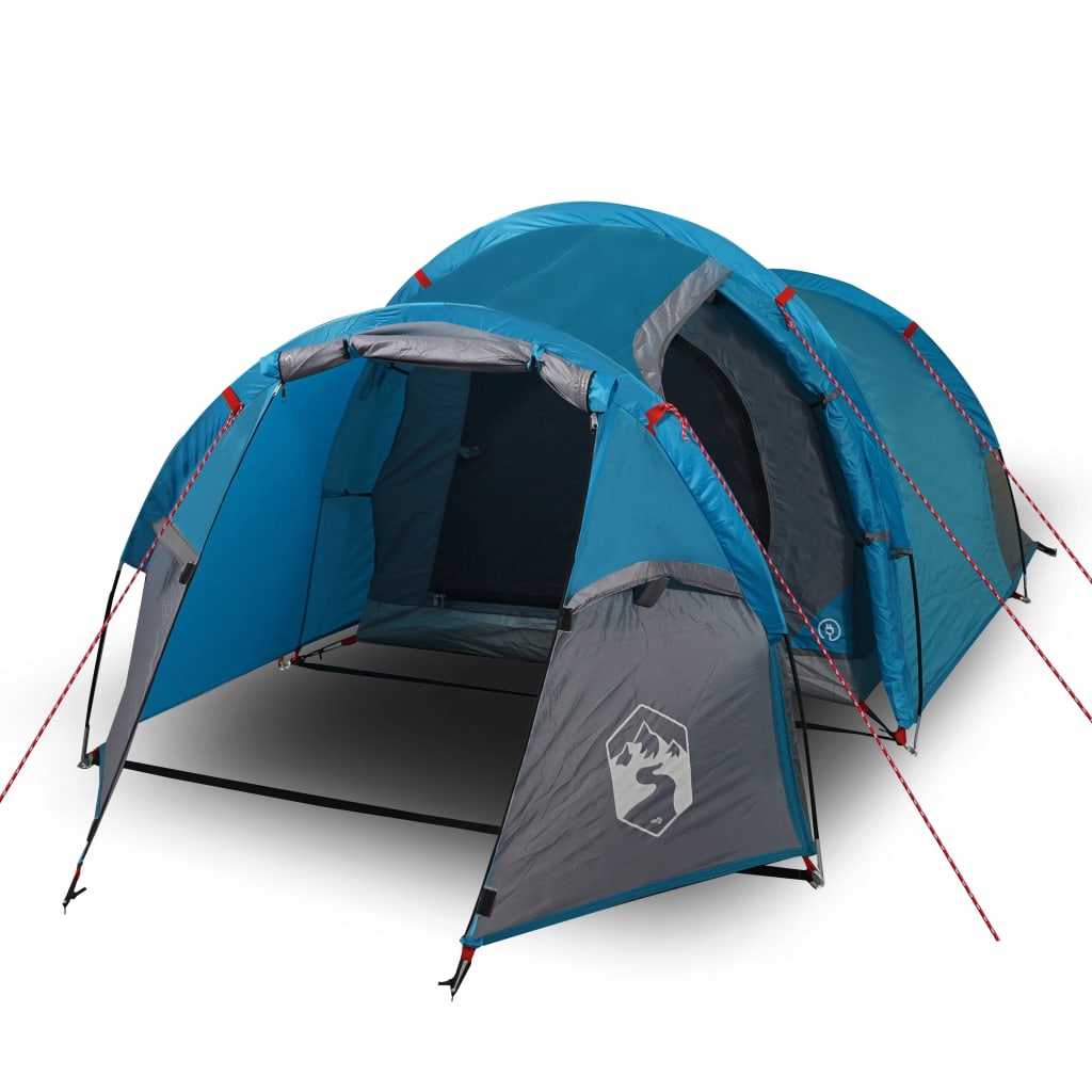 Tent 4-Persoons 85T Taft 360 x 135 x 105 cm Blauw