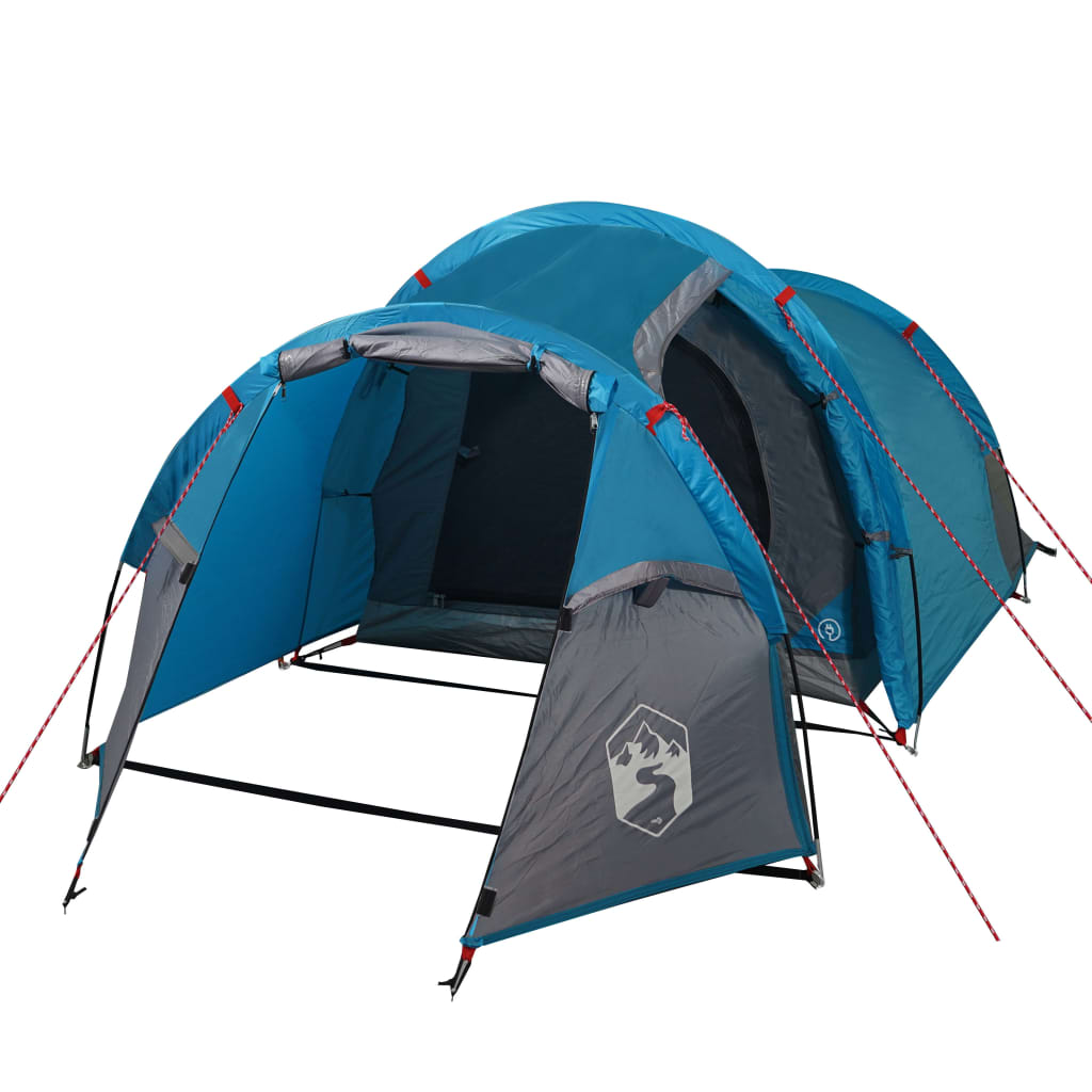 Tent 4-Persoons 85T Taft 360 x 135 x 105 cm Blauw