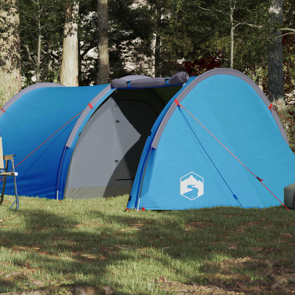 Tent 4-Persoons 405X170X106 Cm 185T Taft Blauw