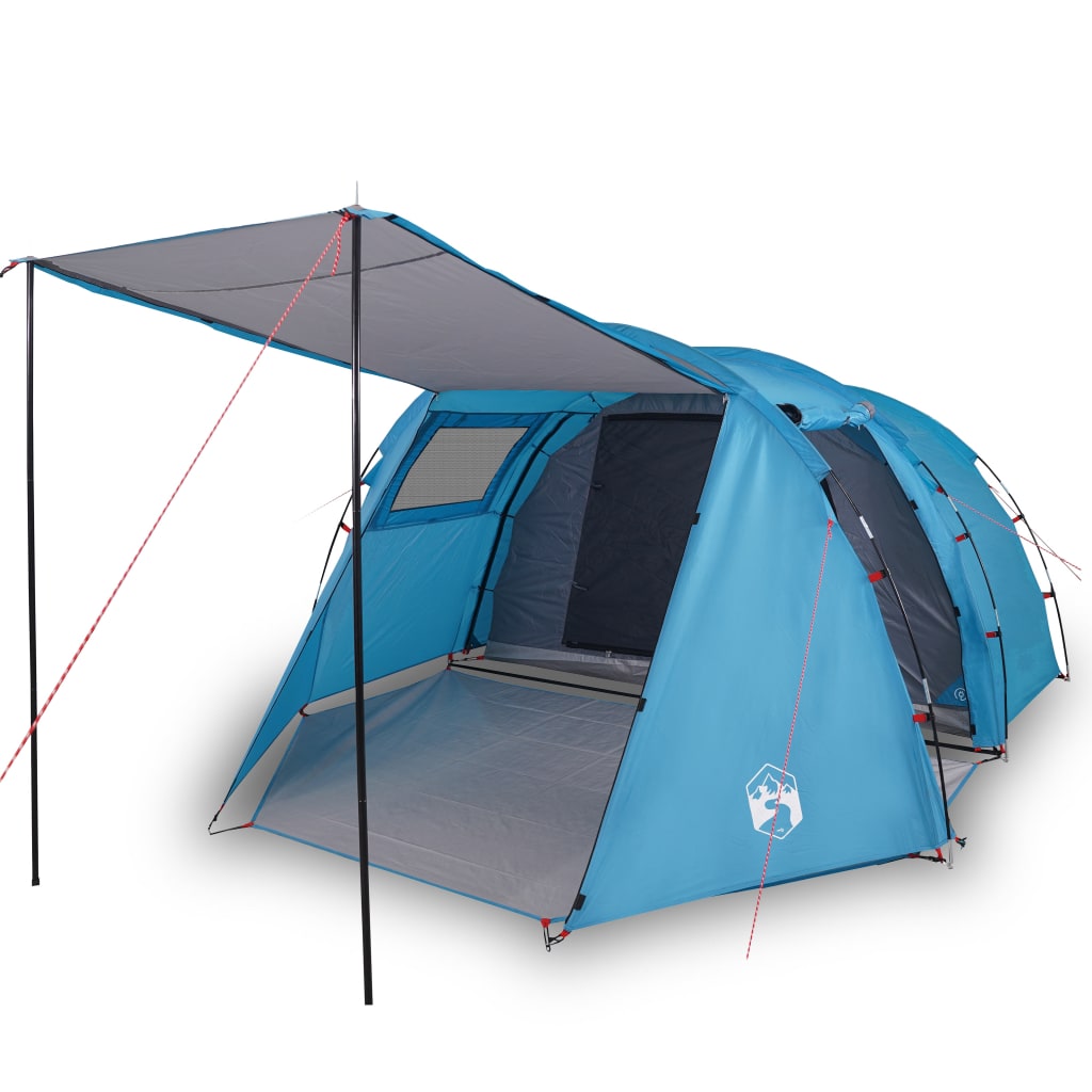 Tent 4-Persoons 420X260X153 Cm 185T Taft Blauw