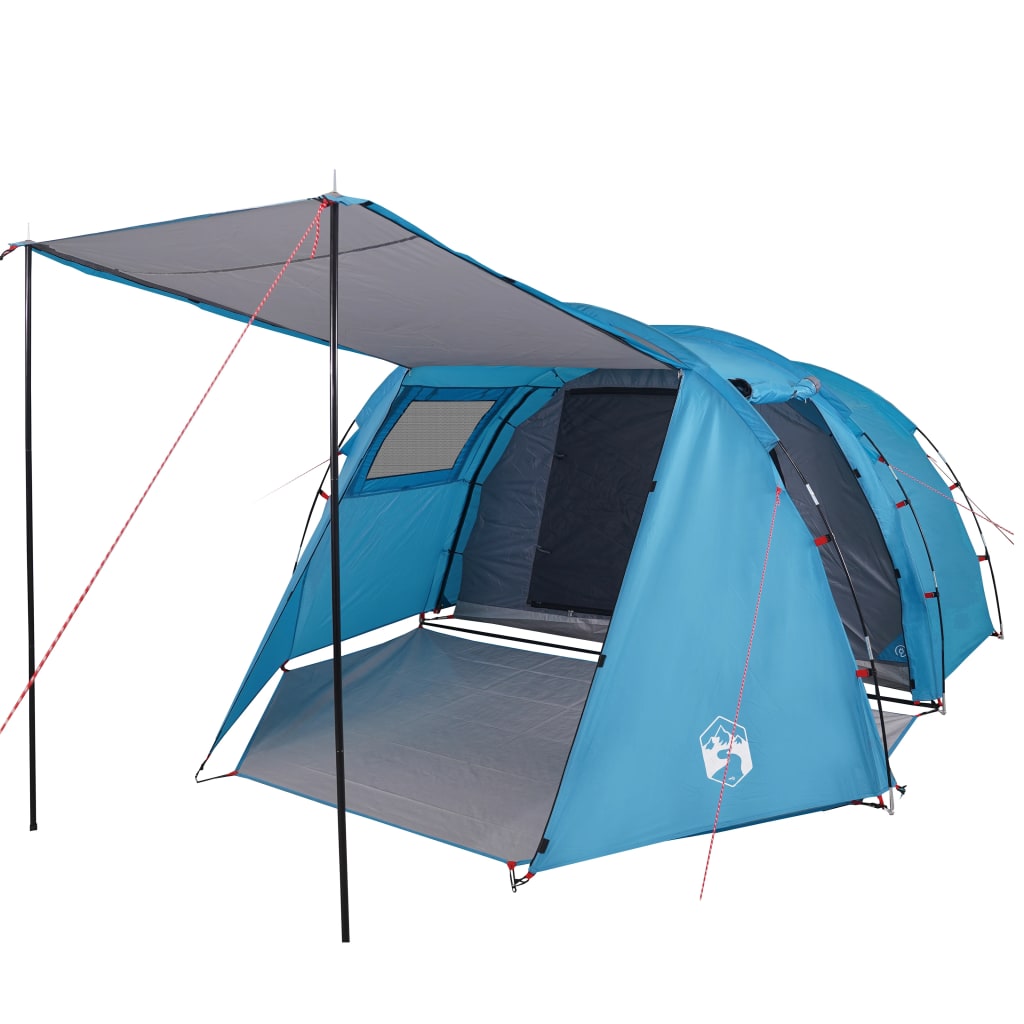 Tent 4-Persoons 420X260X153 Cm 185T Taft Blauw