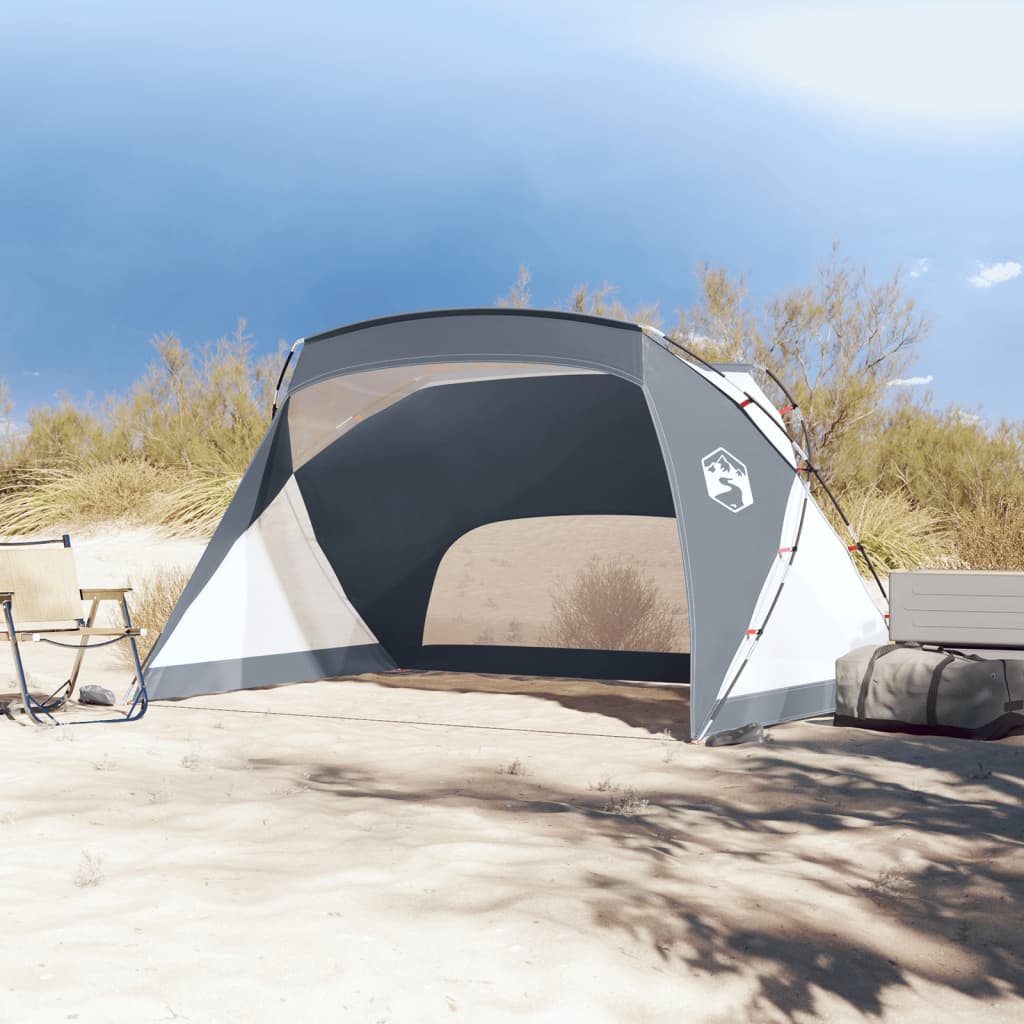 Strandtent 274X178X170/148 Cm 185T Taft Grijs