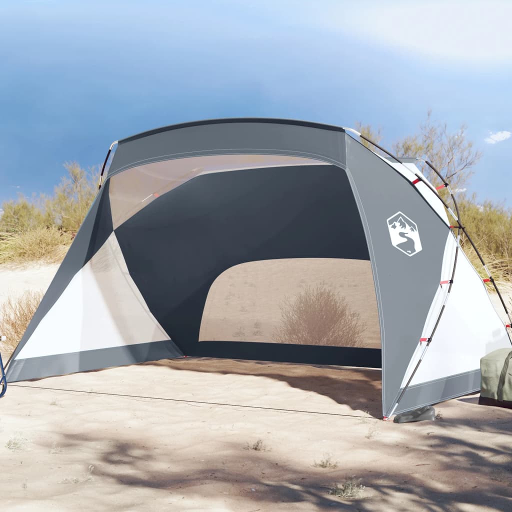 Strandtent 274X178X170/148 Cm 185T Taft Grijs