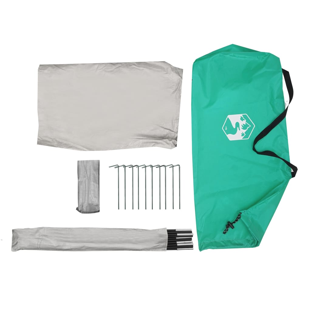 Strandtent 268X223X125 Cm 185T Taft Zeegroen
