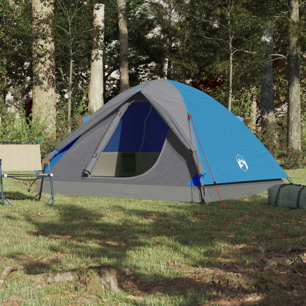 Tent 3-Persoons 240X217X120 Cm 190T Taft Blauw