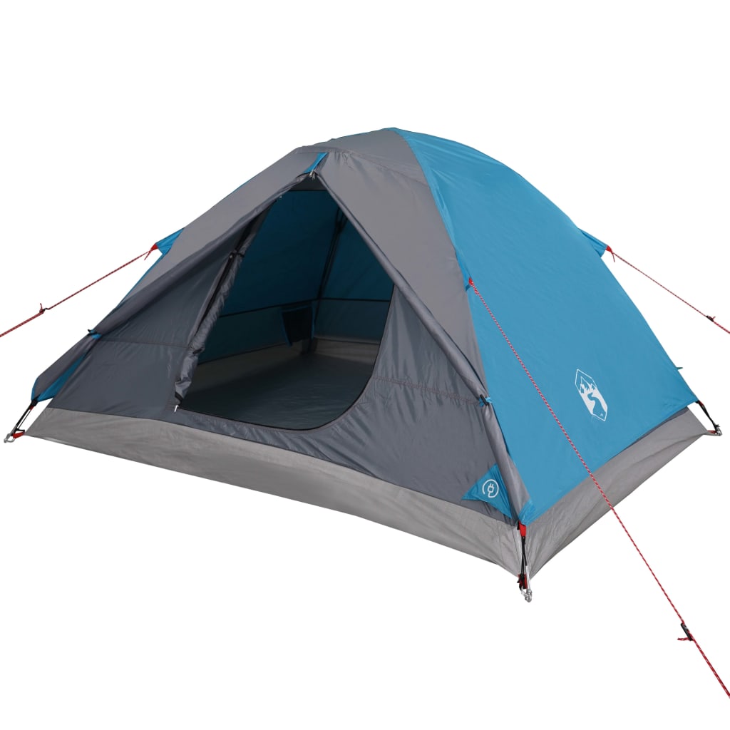 Tent 3-Persoons 240X217X120 Cm 190T Taft Blauw