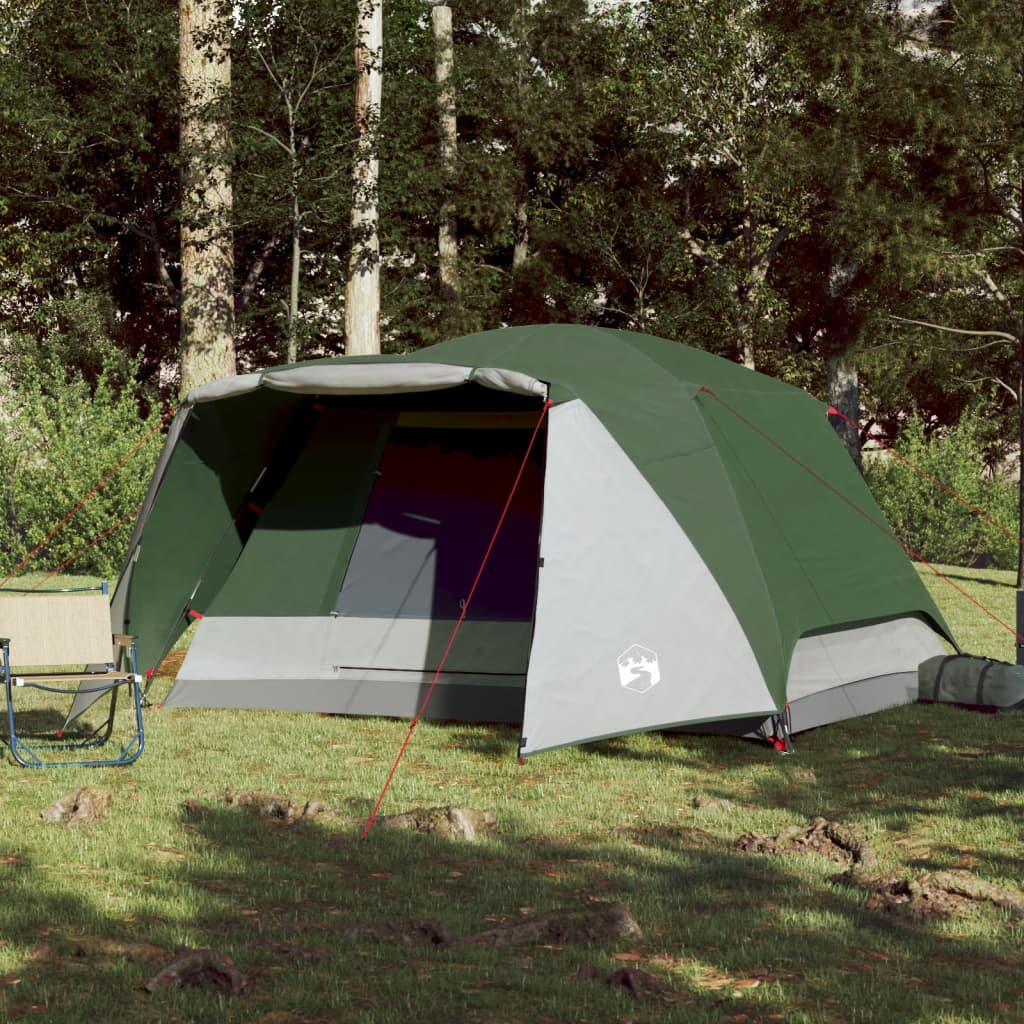 Tent 4-Persoons 350X280X155 Cm 190T Taft Groen