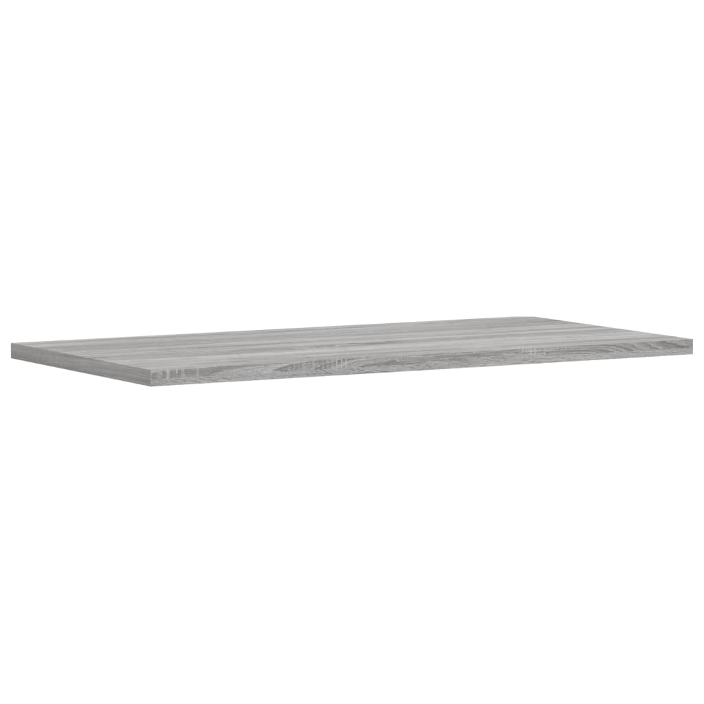 Wandschappen 4 st 60x30x1,5 cm bewerkt hout grijs sonoma eiken