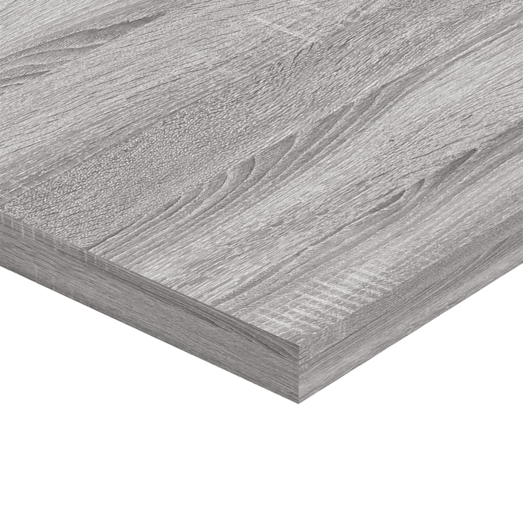 Wandschappen 4 st 60x30x1,5 cm bewerkt hout grijs sonoma eiken