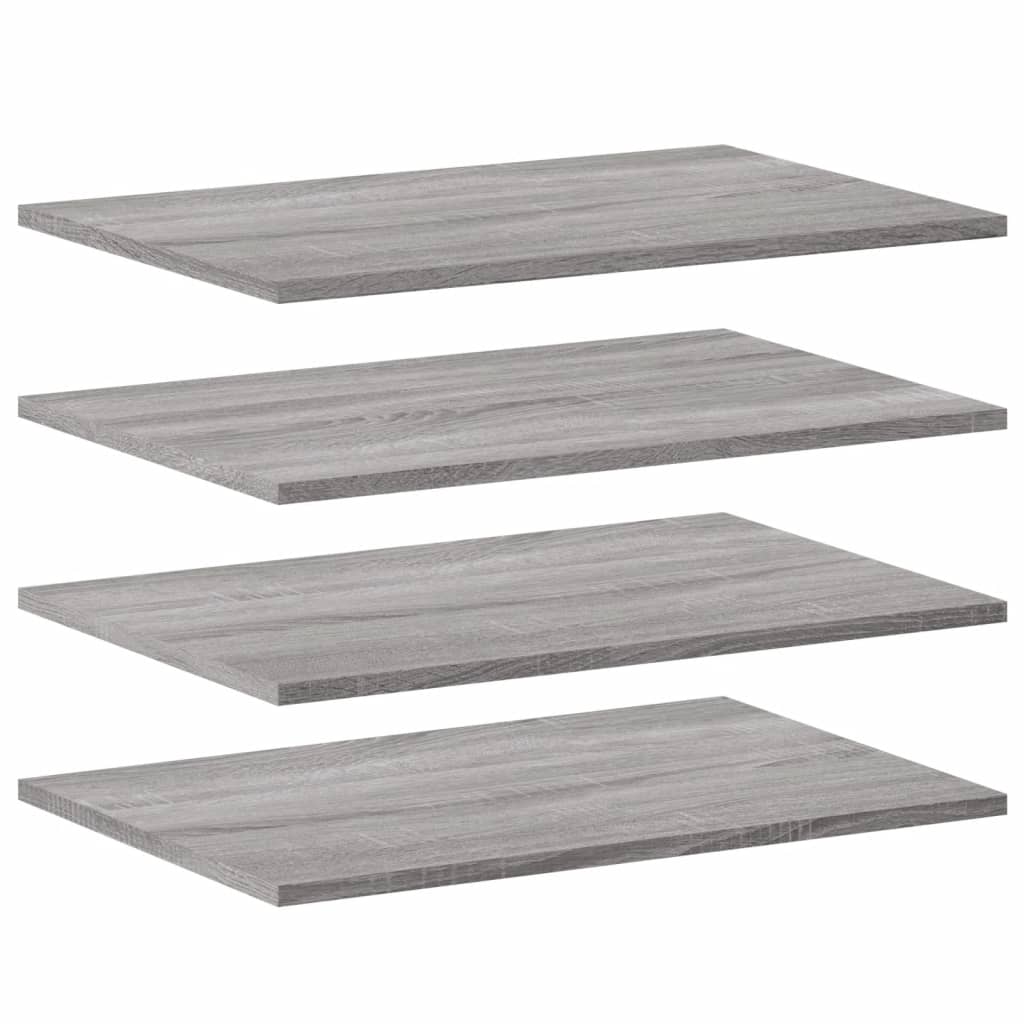 Wandschappen 4 St 60X40X1,5 Cm Bewerkt Hout Grijs Sonoma Eiken