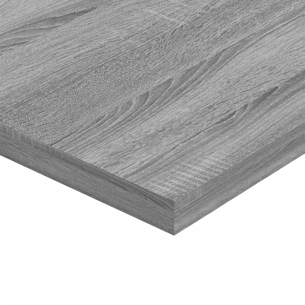 Wandschappen 4 st 60x50x1,5 cm bewerkt hout grijs sonoma eiken