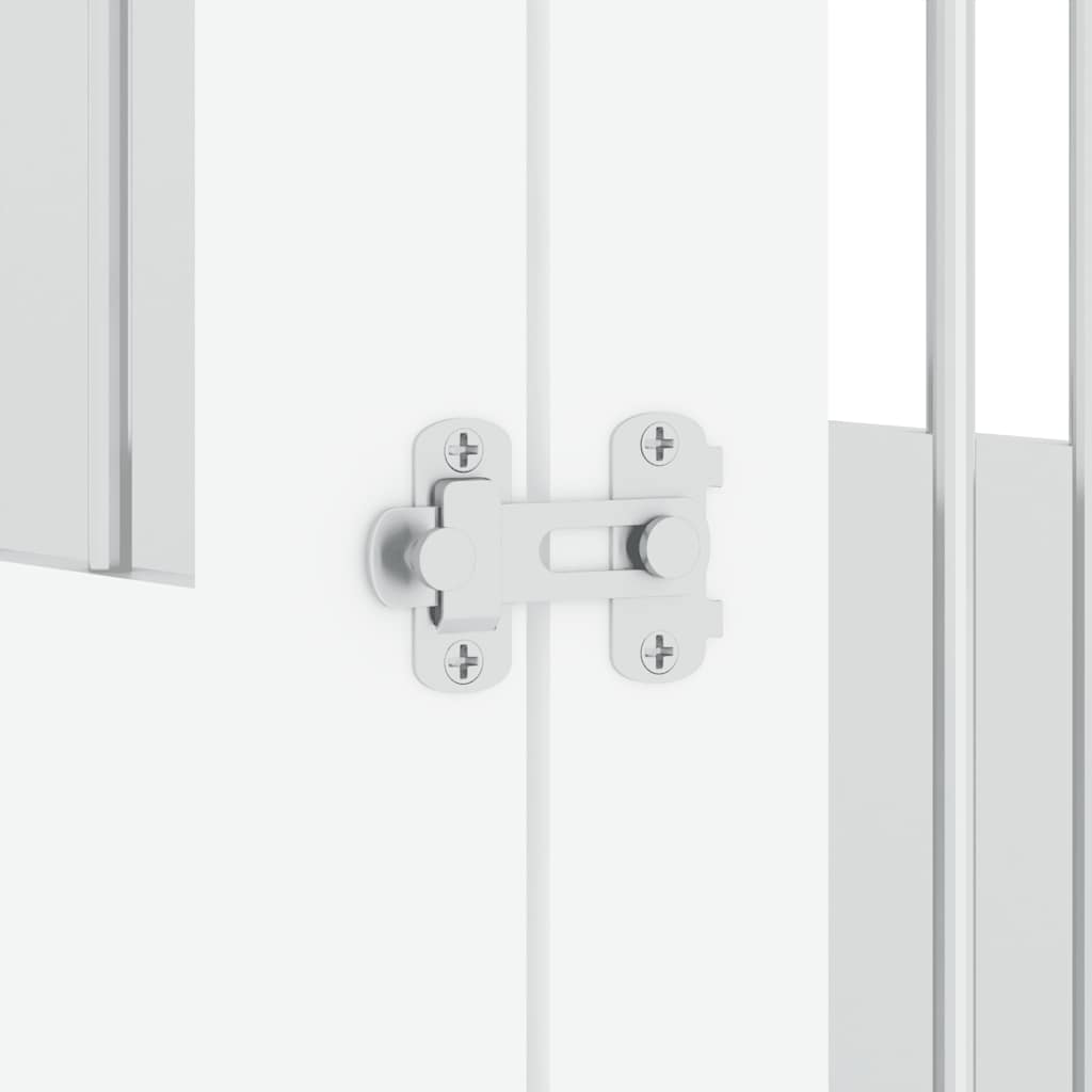 Hondenbench 55x80x68 cm bewerkt hout wit