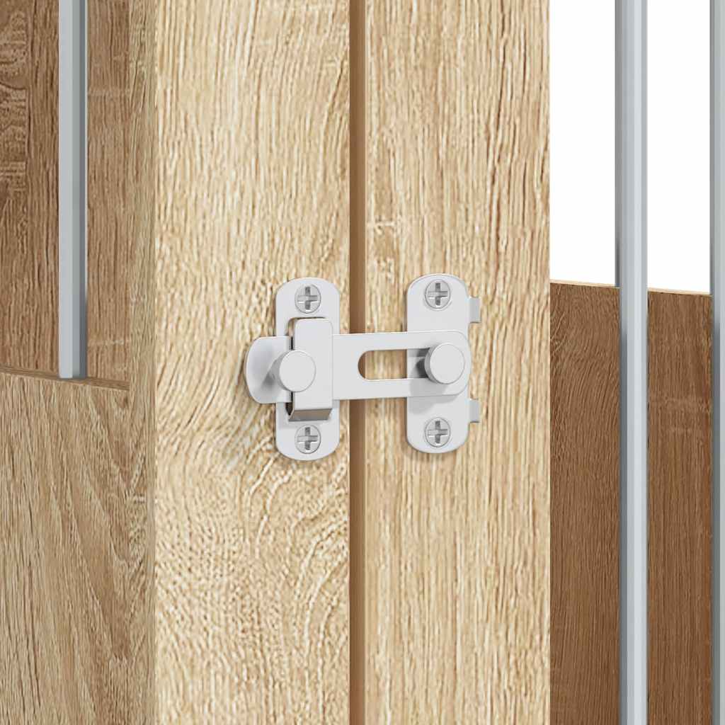 Hondenbench 55 x 80 x 68 cm bewerkt hout sonoma eikenkleurig