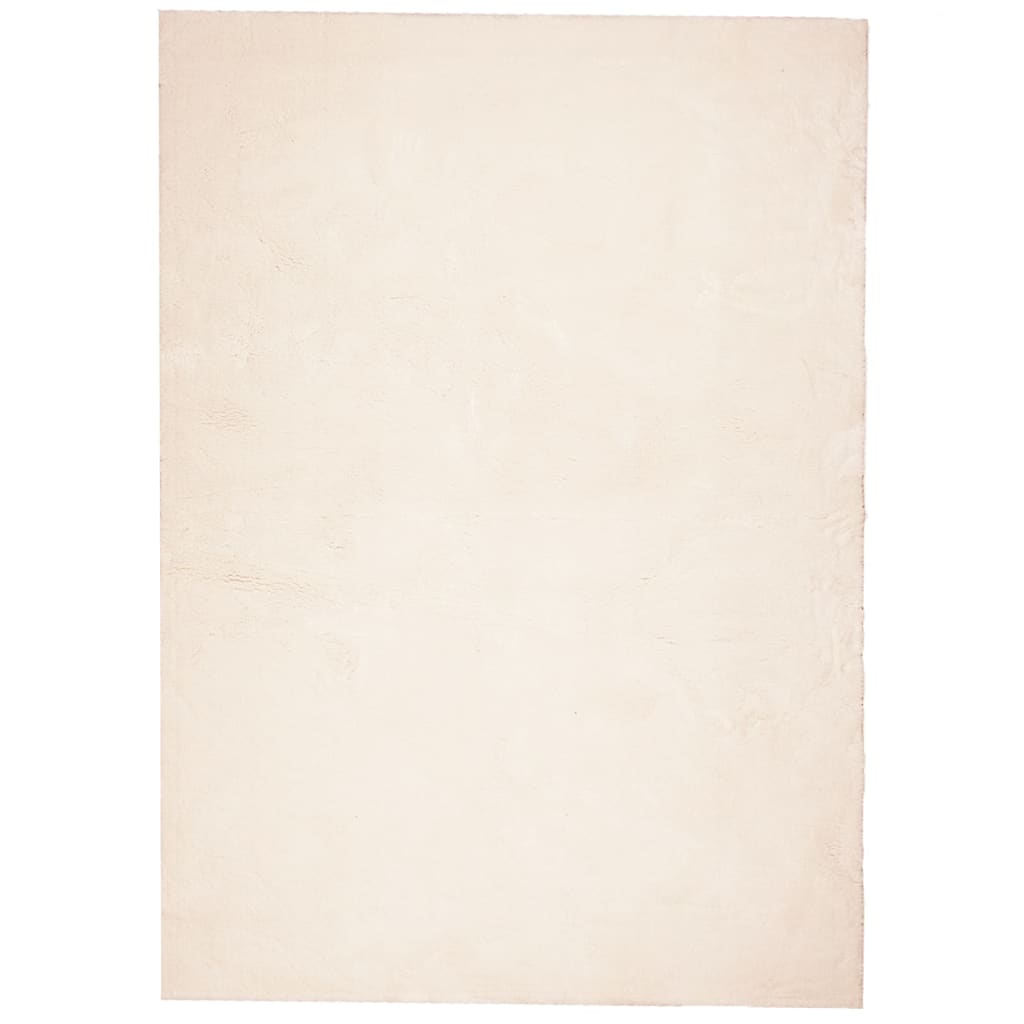 Vloerkleed Huarte Laagpolig Zacht Wasbaar Beige 200 x 280 cm