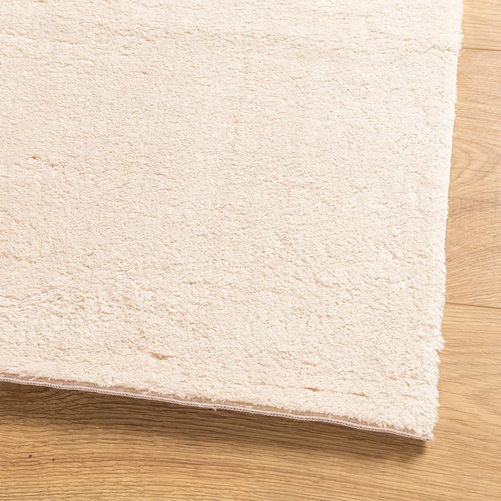 Vloerkleed Huarte Laagpolig Zacht Wasbaar Beige 200 x 280 cm