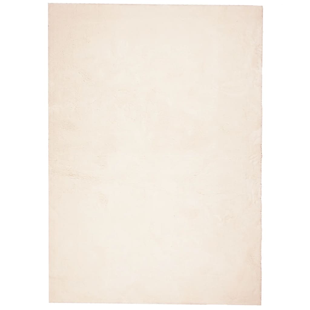 Vloerkleed Huarte Laagpolig Zacht Wasbaar Beige 240 x 340 cm