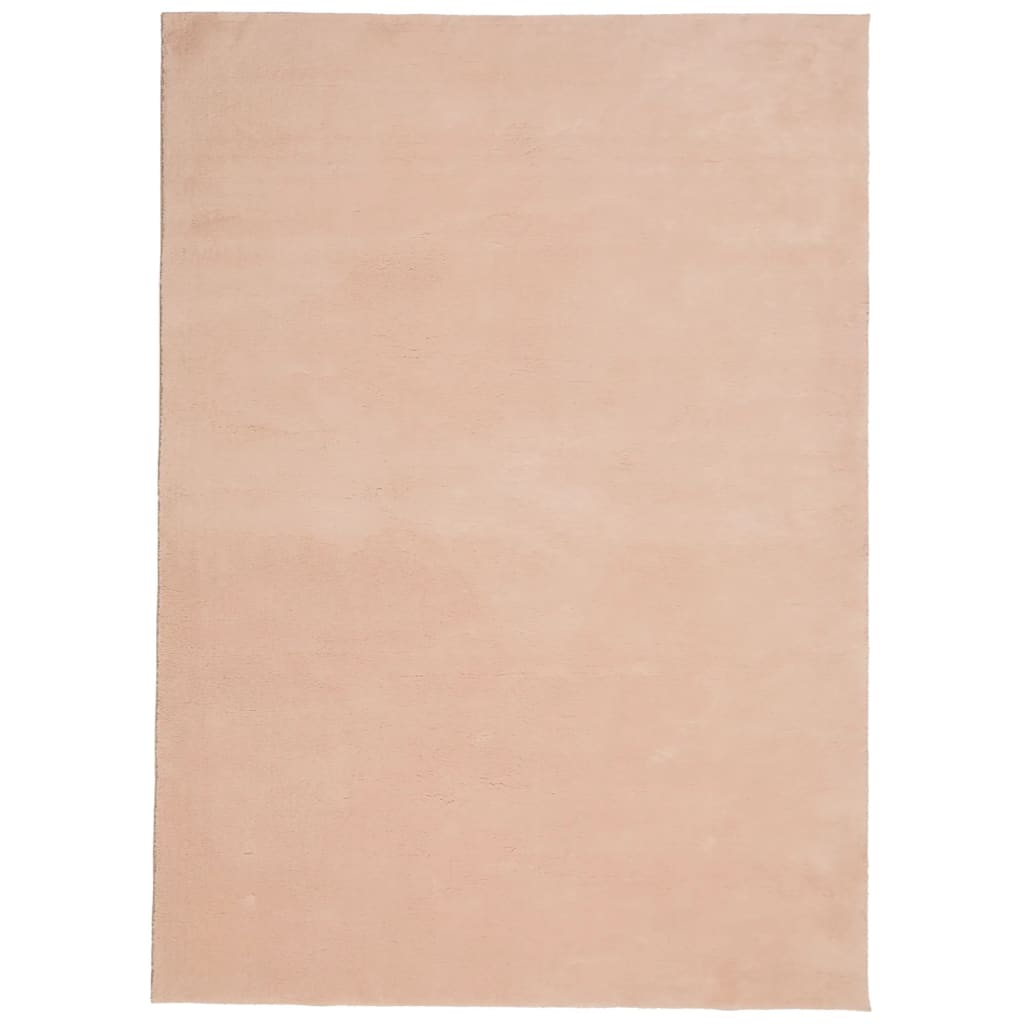 Vloerkleed Huarte Laagpolig Zacht Wasbaar Roze Rood 200 x 280 cm