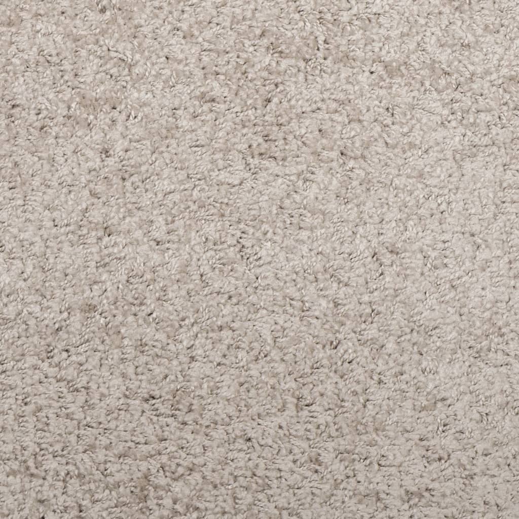 Vloerkleed Pamplona Shaggy Hoogpolig Modern Beige 120 x 170 cm