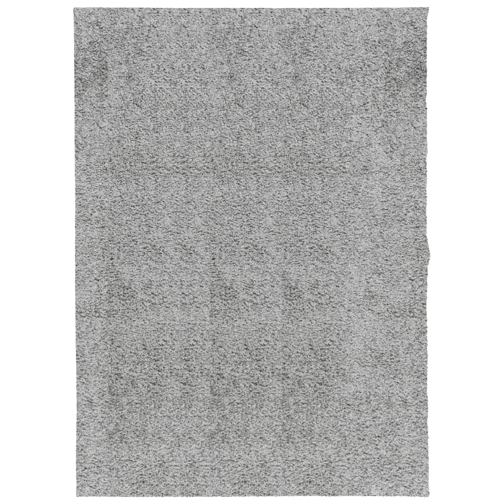 Vloerkleed Pamplona Shaggy Hoogpolig Modern Grijs 140 x 200 cm