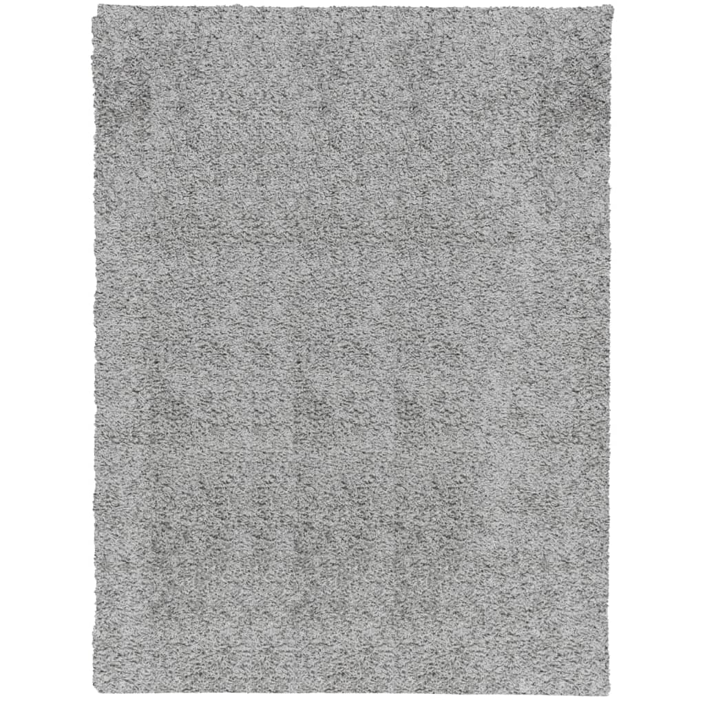 Vloerkleed Pamplona Shaggy Hoogpolig Modern Grijs 300 x 400 cm