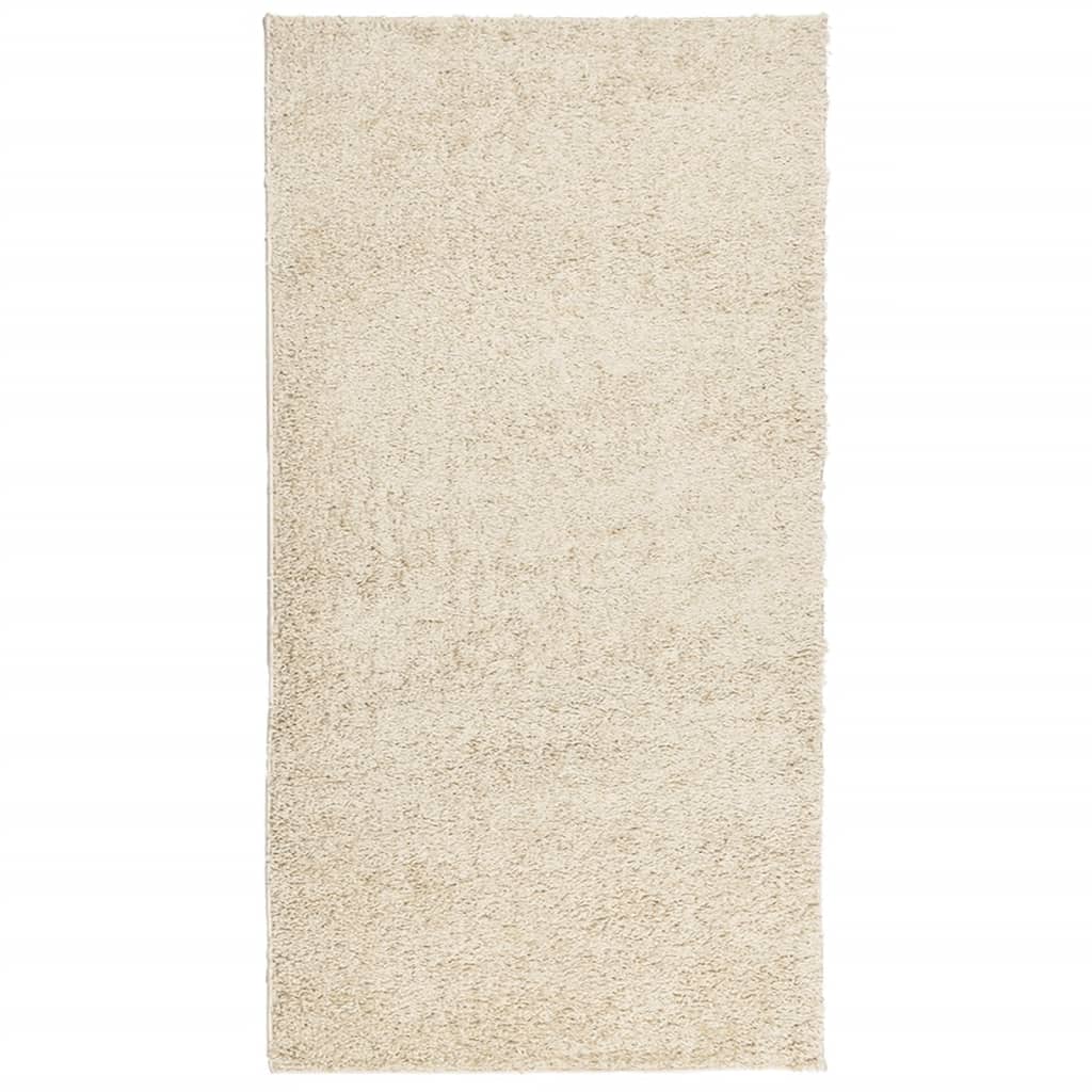 Vloerkleed Shaggy Hoogpolig Modern Kleurig Goud 80 x 150 cm