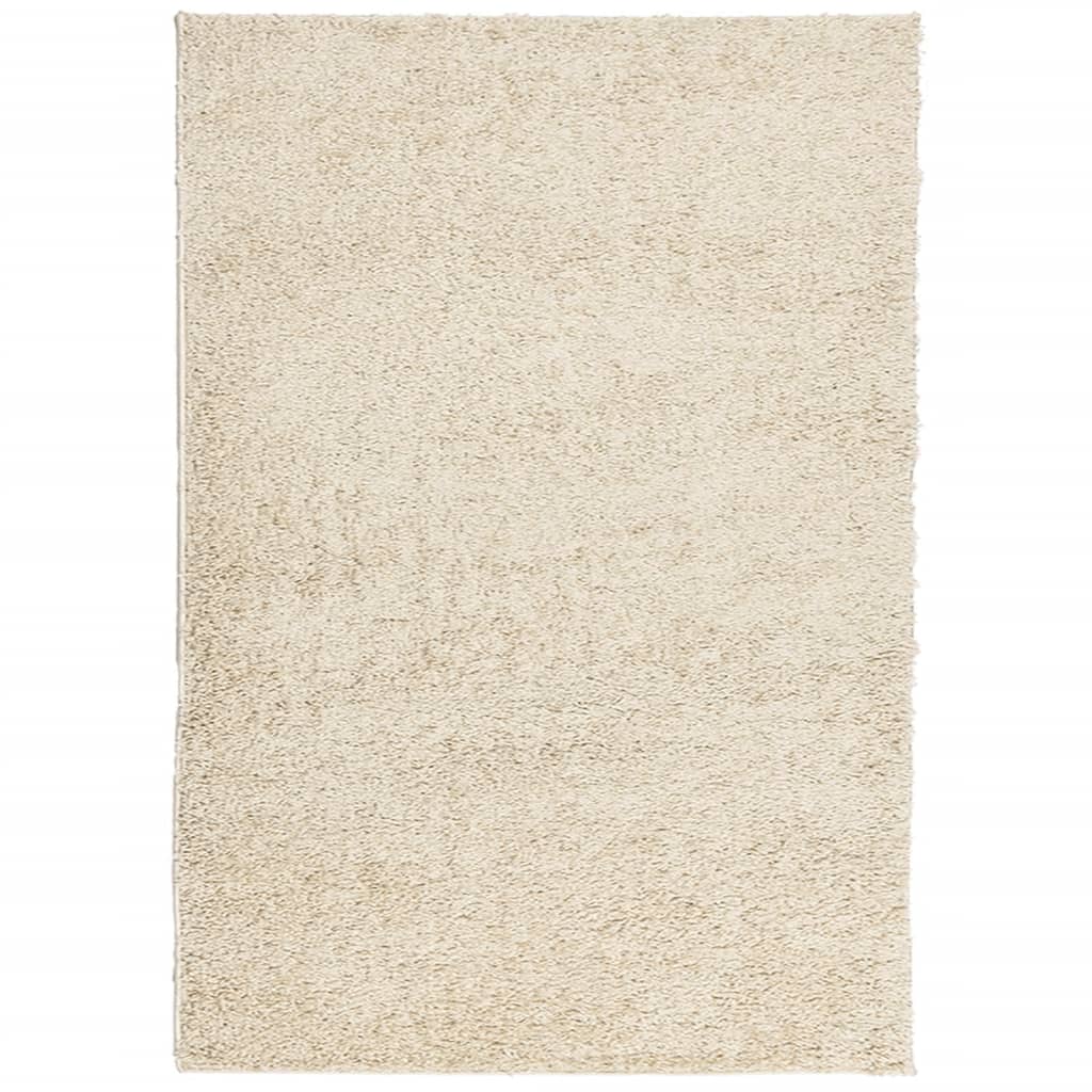 Vloerkleed Shaggy Hoogpolig Modern Kleurig Goud 160 x 230 cm