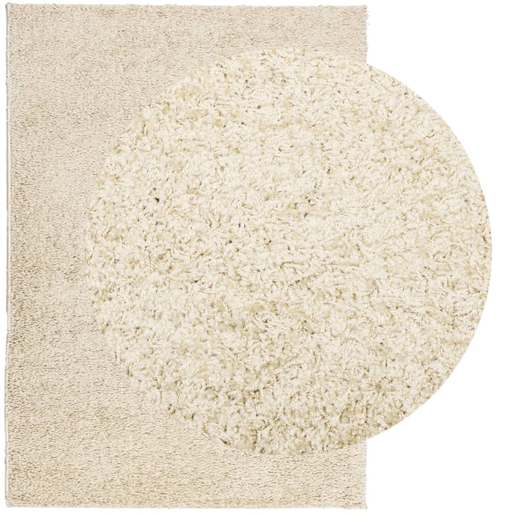 Vloerkleed Shaggy Hoogpolig Modern Kleurig Goud 200 x 280 cm