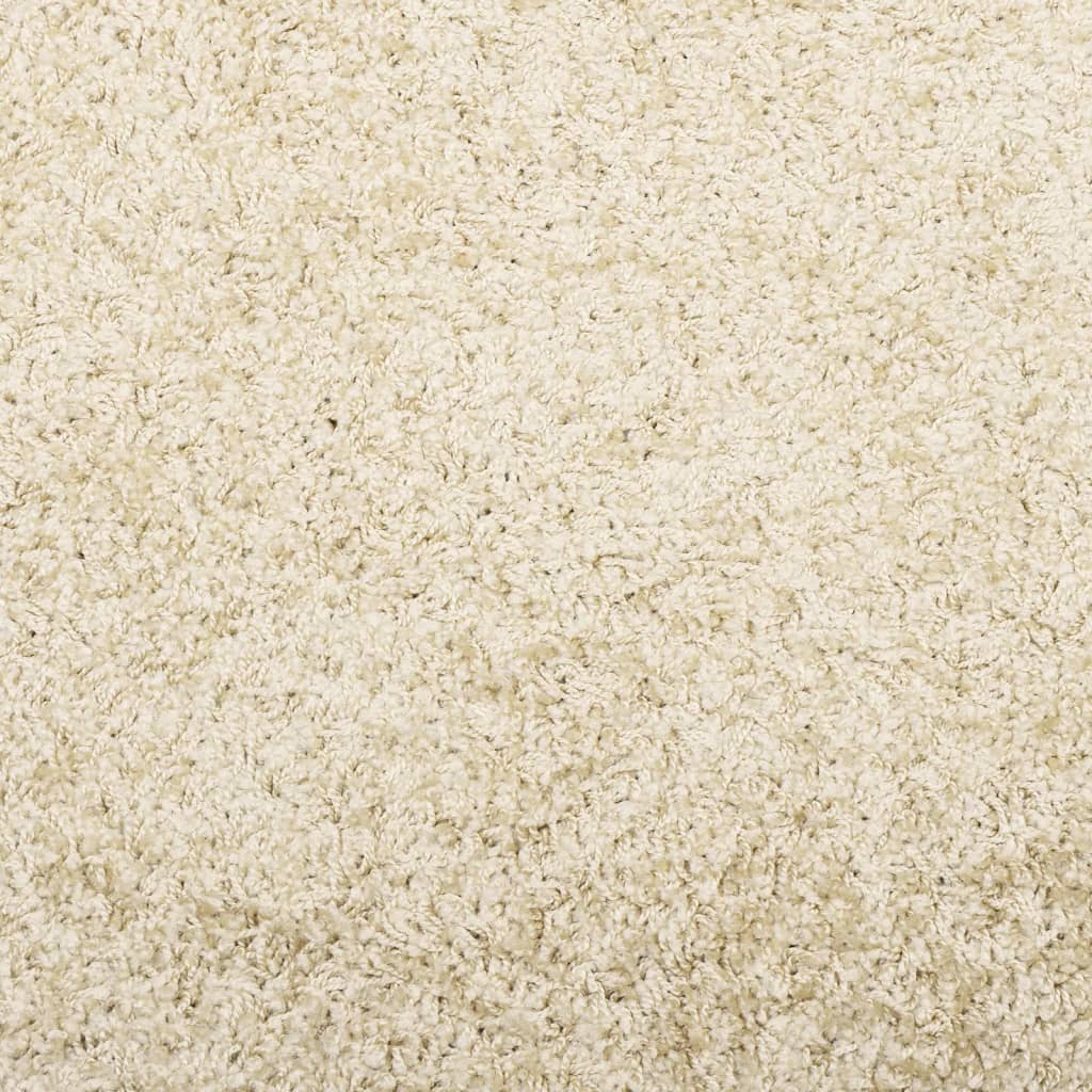 Vloerkleed Shaggy Hoogpolig Modern Ø 120 Cm Kleurig Goud ? 120 cm