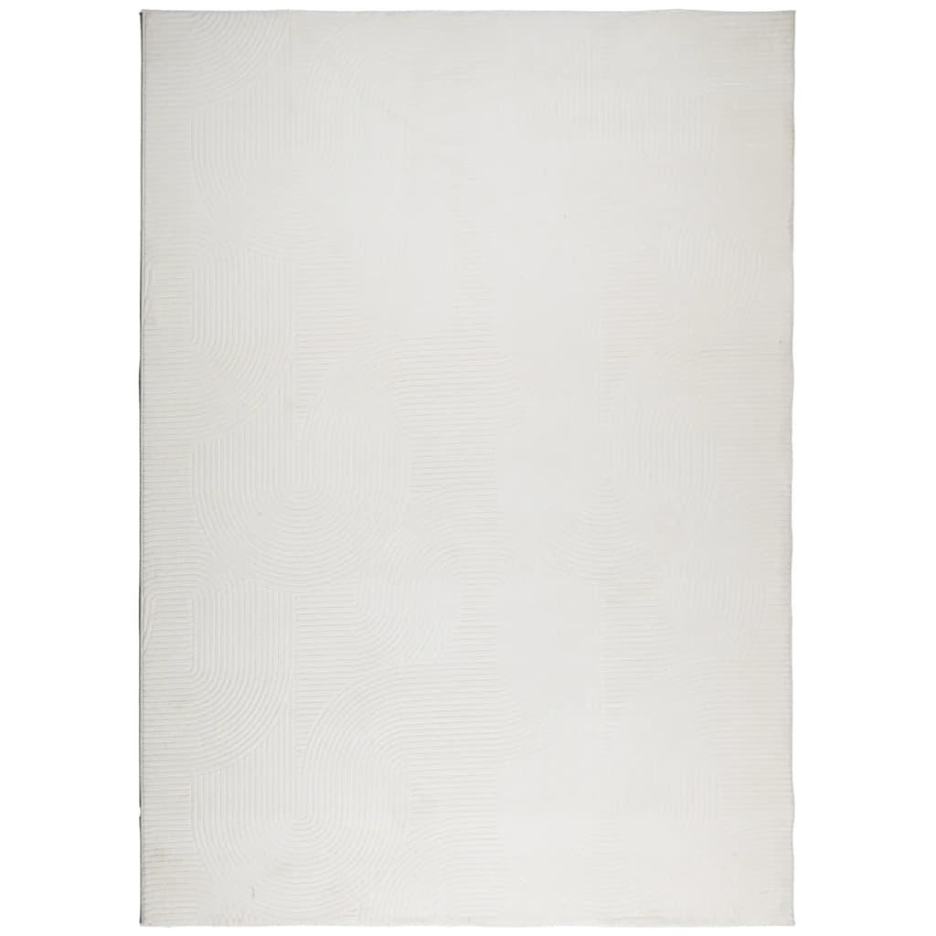 Vloerkleed Iza Laagpolig Scandinavisch Kleurig 200 x 280 cm Crème