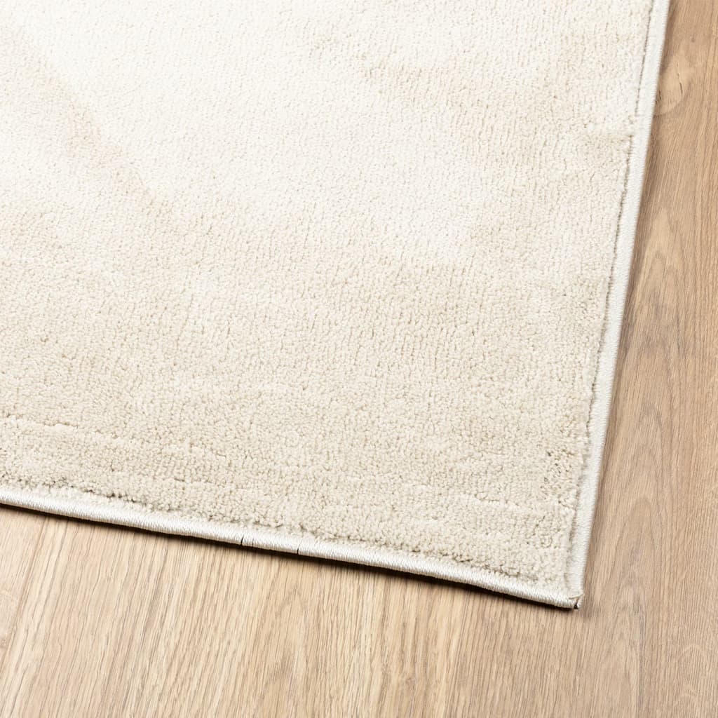 Vloerkleed Oviedo Laagpolig 80X200 Cm Beige Donkerbruin