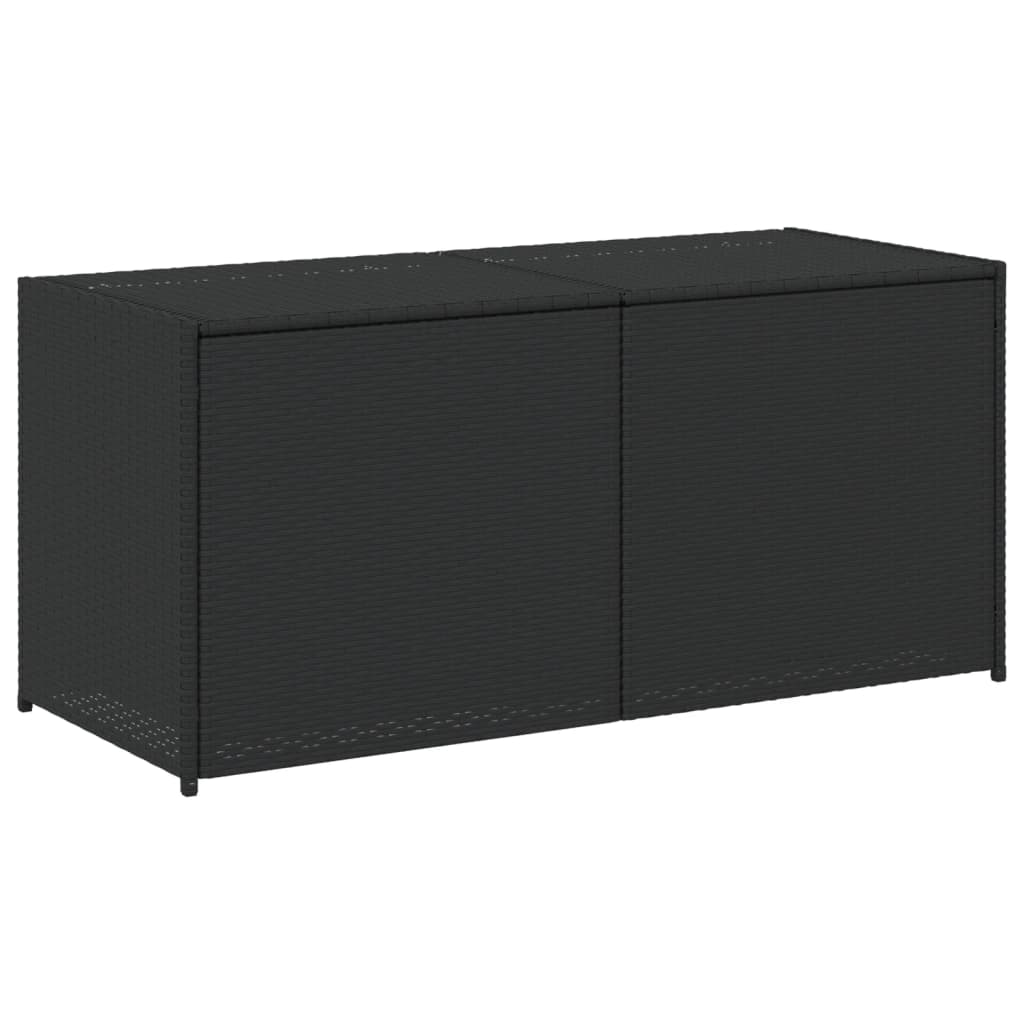 Tuinbox 283 L Poly Rattan Zwart