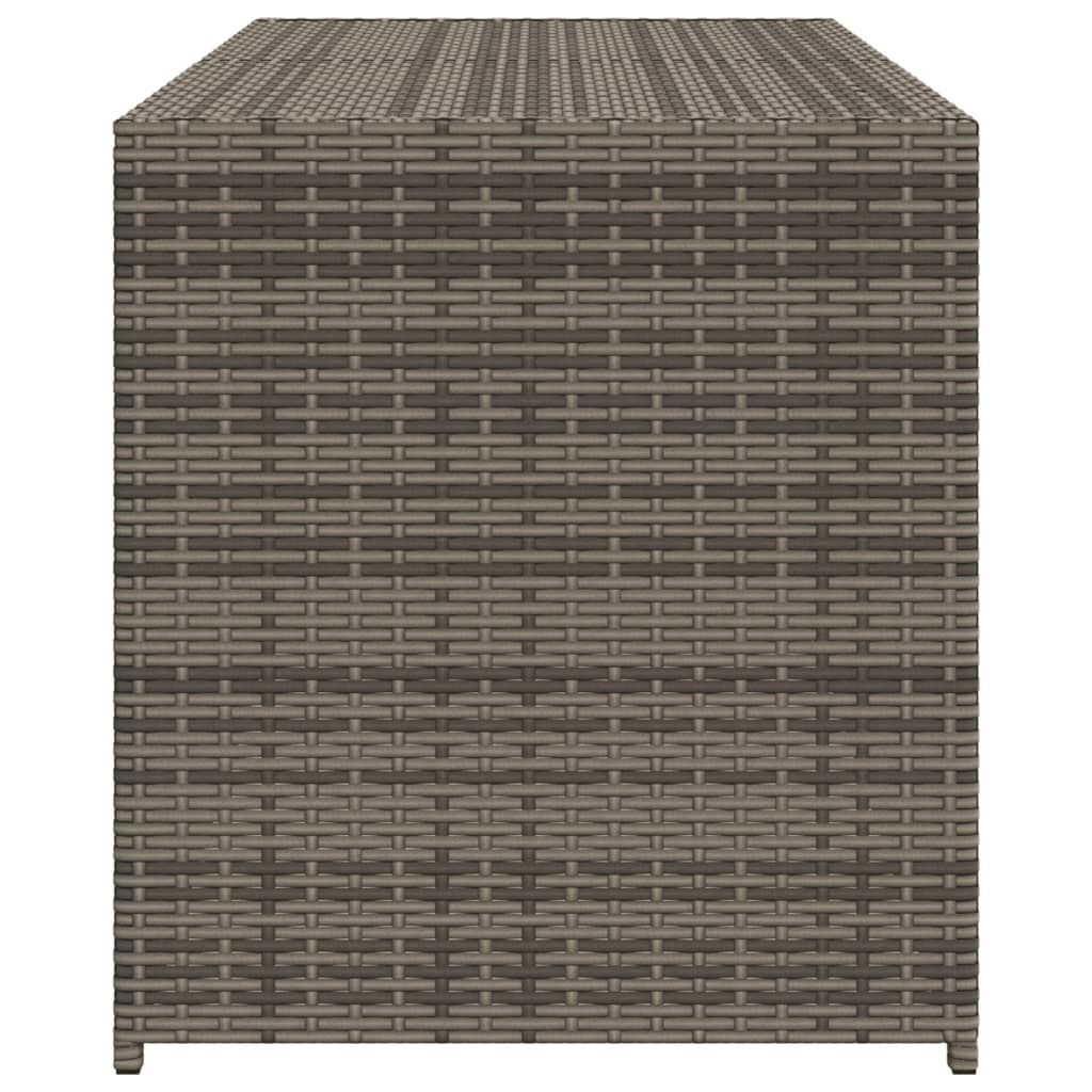 Tuinbox 283 L Poly Rattan Grijs