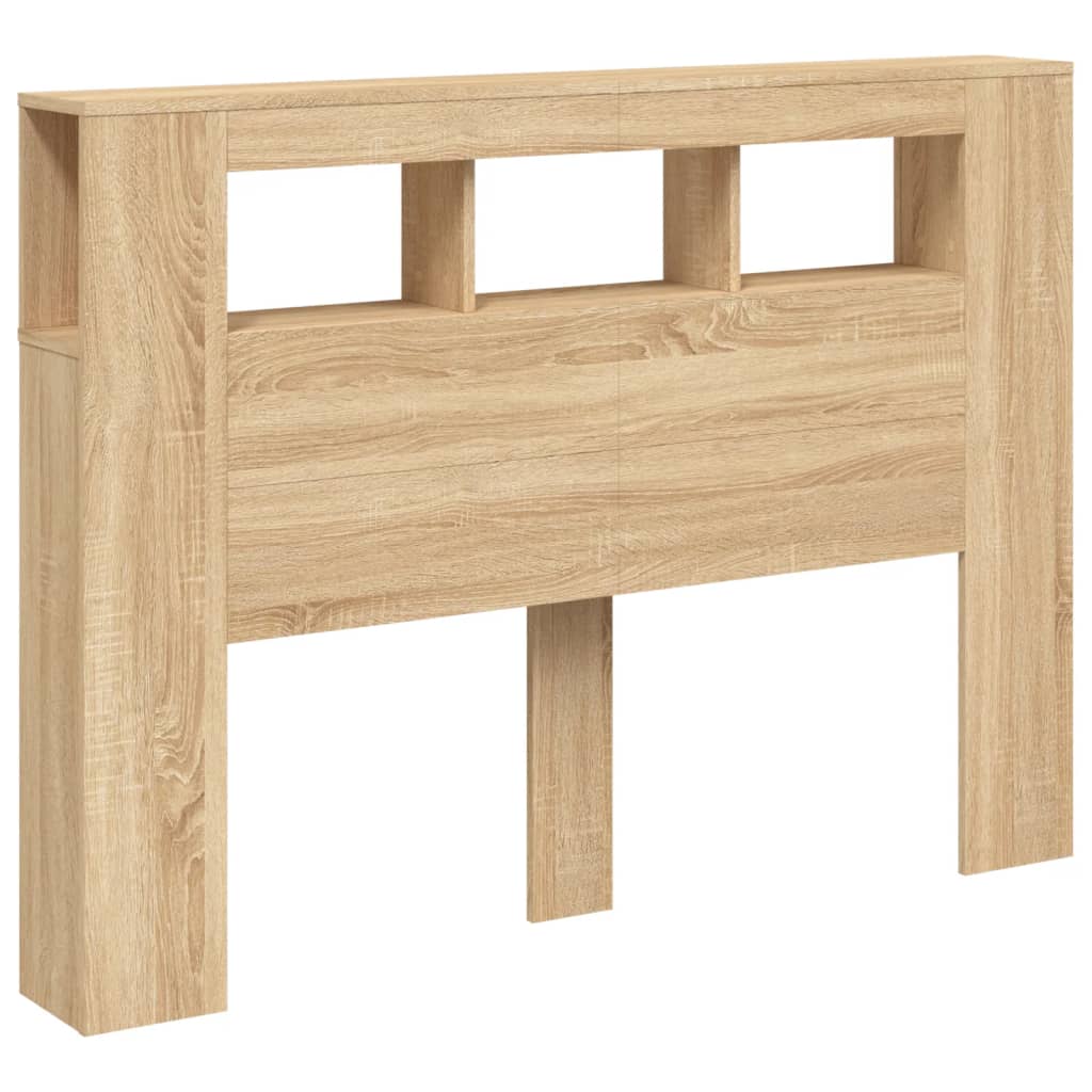 Hoofdbord 140x18,5x103,5 cm bewerkt hout sonoma eikenkleurig