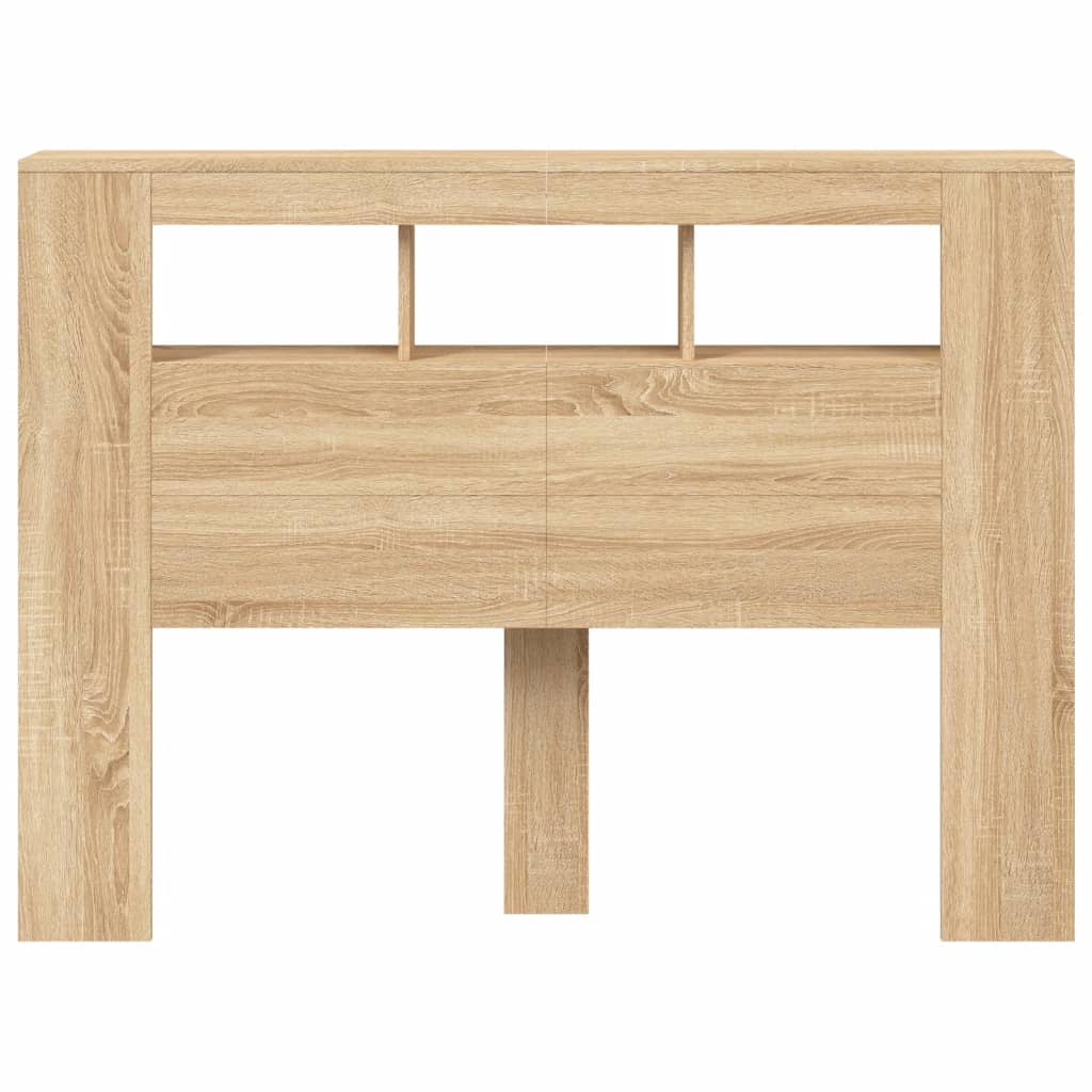 Hoofdbord 140x18,5x103,5 cm bewerkt hout sonoma eikenkleurig