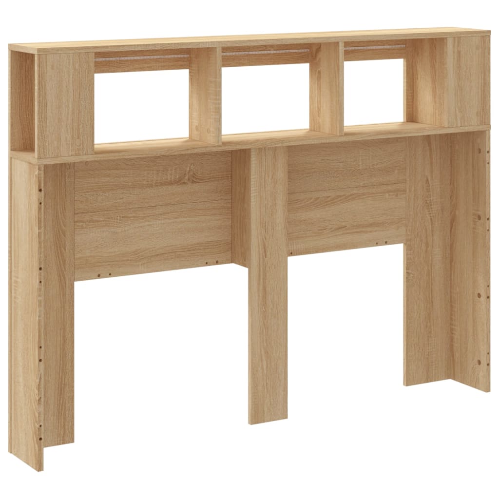 Hoofdbord 140x18,5x103,5 cm bewerkt hout sonoma eikenkleurig