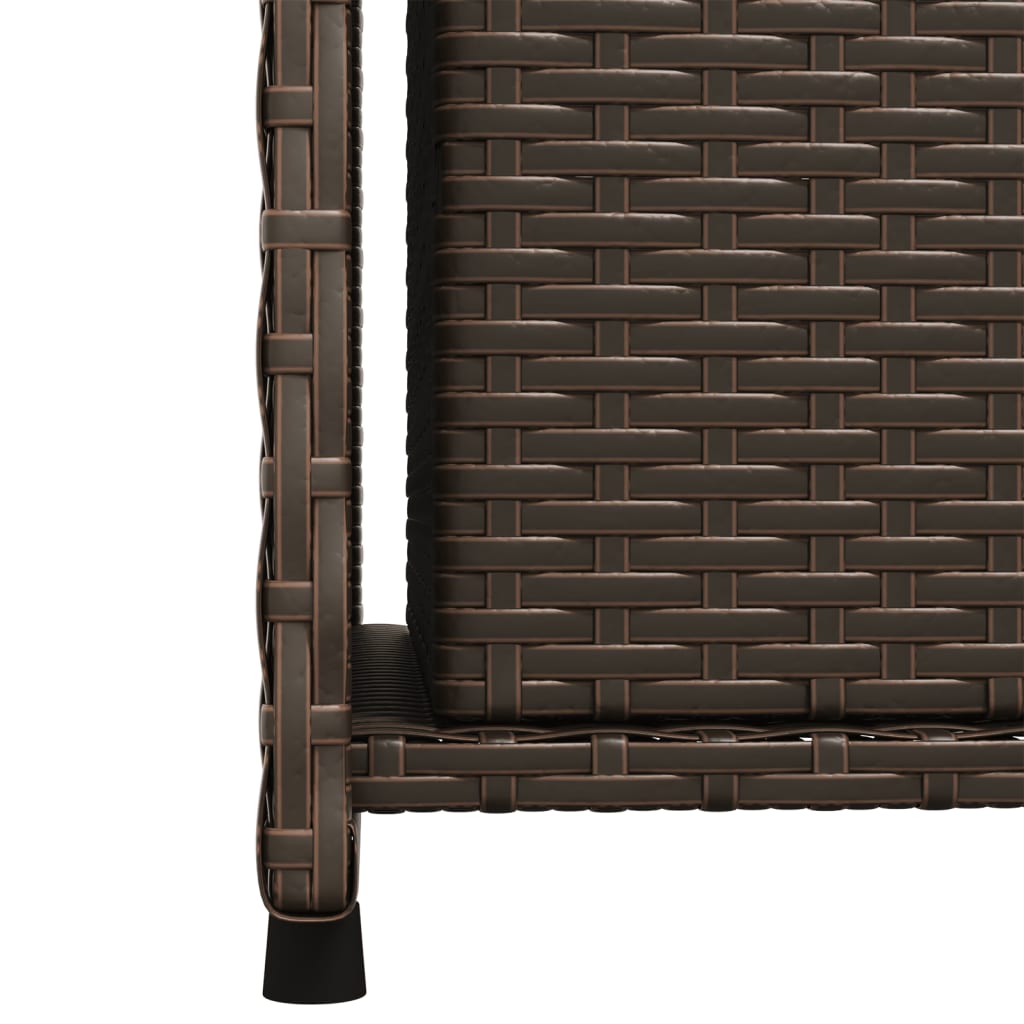 Tuinkast 50X55X115 Cm Poly Rattan Bruin