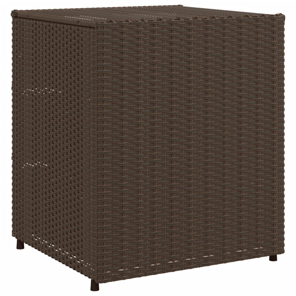 Tuinkast 55X59X69 Cm Poly Rattan Bruin 55 x 59 x 69 cm