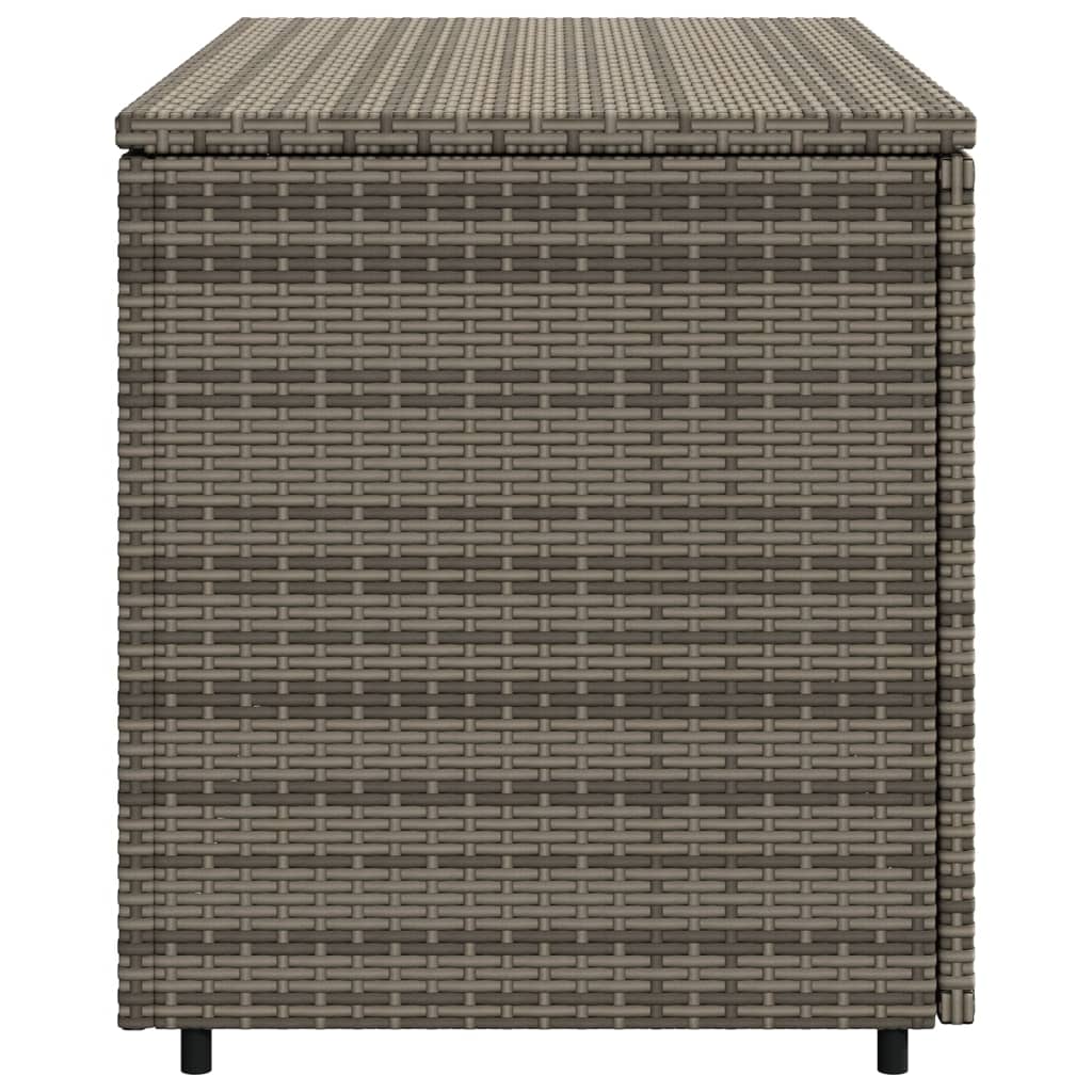 Tuinkast 110X55X60,5 Cm Poly Rattan Grijs